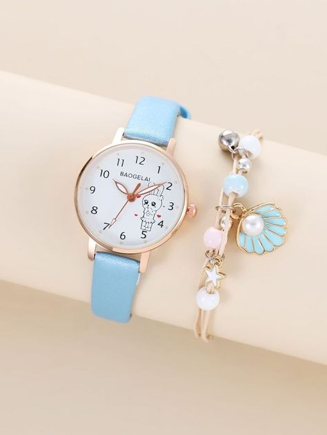 Stylish Watches For Girls, Pretty Watches, Trendy Watches, Fancy Watches, Cute Watches, Watch Set, Bracelet Watches Women, Fancy Jewellery Designs, Watches Women