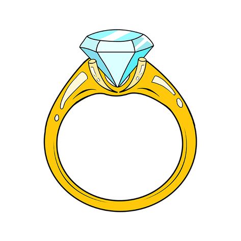 How to Draw a Diamond Ring - Really Easy Drawing Tutorial Jewelry Drawing Easy, Ring Drawing Reference, Ring Drawing Simple, Ring Doodle, Anime Art Reference, Draw A Diamond, Wedding Ring Drawing, Diamond Ring Drawing, Rings Drawing