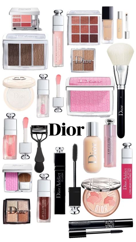 Makeup Collection Goals, Dior Cosmetics, Dior Girl, Expensive Makeup, Wrong People, Dior Lip Glow, Makeup Is Life, Fancy Makeup, Dior Makeup