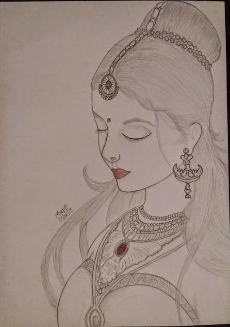 Rangoli God, Sita Drawing, Pencil Drawing Images, Pen Art Work, Dancing Drawings, Boho Art Drawings, Pencil Sketch Images, Girl Drawing Sketches, Flower Art Drawing