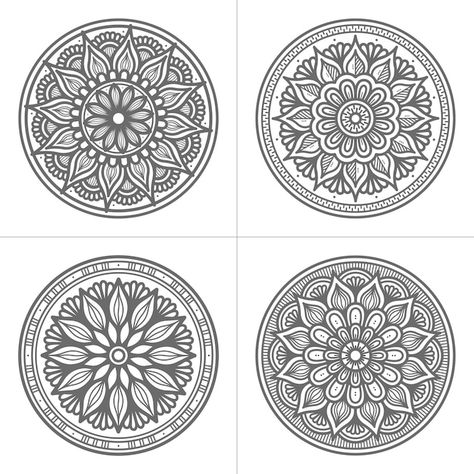 Small Mandala Art, Circle Doodles, Hand Drawn Mandala, Mandala Sketch, Circle Mandala, Drawn Mandala, Mandala Zentangle, Pen Art Work, Circle Tattoos