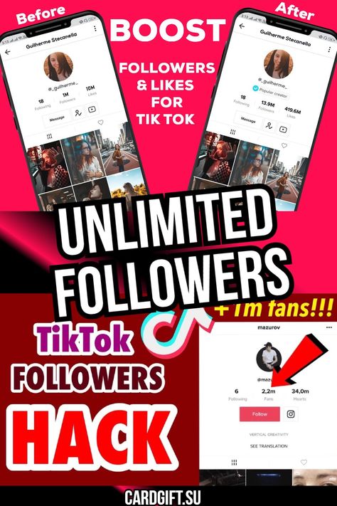 Hurry up to find out the new opportunity to quickly gain followers in TikTok | New method how to get umlimited fans. #TikTokFans #TikTokBoost #TikTokFollowers Tik Tok Likes And Followers, How To Get 1000 Followers On Tiktok, How To Get More Followers On Tiktok, How To Get Instagram Followers Fast, How To Gain Tik Tok Followers, Fake Followers, Free Followers, Insta Followers, More Instagram Followers