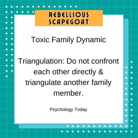 Triangulation In Families, Social Personality, Family Dysfunction, Understanding Narcissism, I Know My Worth, Narcissistic Family, Narcissism Quotes, Manipulative People, Toxic Parents