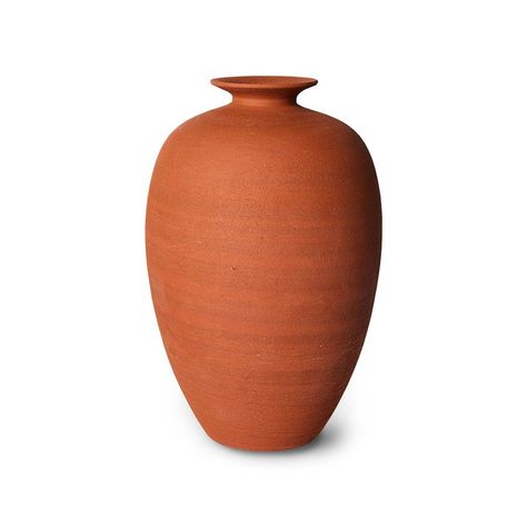 HK Objects: terracotta vase Terracotta Vases, Flower Vase Making, Terracotta Vase, Retro Sofa, Outdoor Side Tables, Glass Flower Vases, Clay Vase, Red Clay, Terracotta Pots