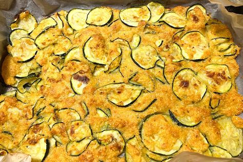 Scarpaccia Zucchini Tart Keto, Scarpaccia Zucchini Tart Gluten Free, Giada De Laurentiis Zucchini Scarpaccia, Thinly Sliced Zucchini Recipes, Giada Zucchini, Italian Vegetable Schiacciata, Crispy Zucchini Scarpaccia, Sliced Zucchini Recipes Baked, Zucchini Tart Recipes