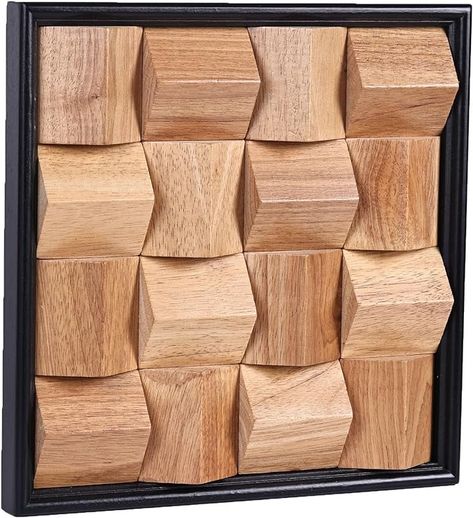 Amazon.com: UANYEMON Real Wood Wall Art | Handcrafted, Rustic Solid Wood Wall Decor, Home Decorations for Living Room and Bedroom Aesthetic, Framed and Ready to Hang，Natural End Grain (6-Shabbir cubes) : Home & Kitchen Decorations For Living Room, Handcrafted Decor, End Grain, Wood Wall Decor, Bedroom Aesthetic, Home Decorations, Real Wood, Decor Home, Wood Wall Art