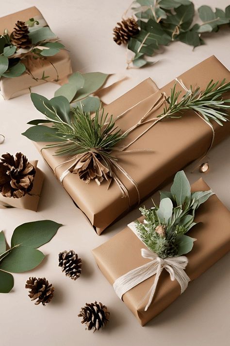 Craft Wrapping Paper Ideas with Packaging of Presents White Kraft Paper Wrapping, Natural Wrapping Paper Ideas, Brown Christmas Gift Wrapping, Kraft Paper Wrapping Christmas, Butcher Paper Wrapping Ideas, Kraft Paper Wrapping Ideas, Craft Paper Wrapping Ideas, Brown Paper Wrapping Ideas, Kraft Paper Christmas Wrapping