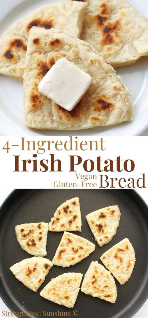 Irish Potato Bread Recipe, Gluten Free Dill Bread, Vegan Gluten Free Quick Bread, Dutch Oven Bread Gluten Free, Gluten Free Dairy Free Eggless Recipes, Irish Potato Cake, Gluten Free Soup Bread Bowls, Gluten Free Hobbit Food, Allergy Free Bread