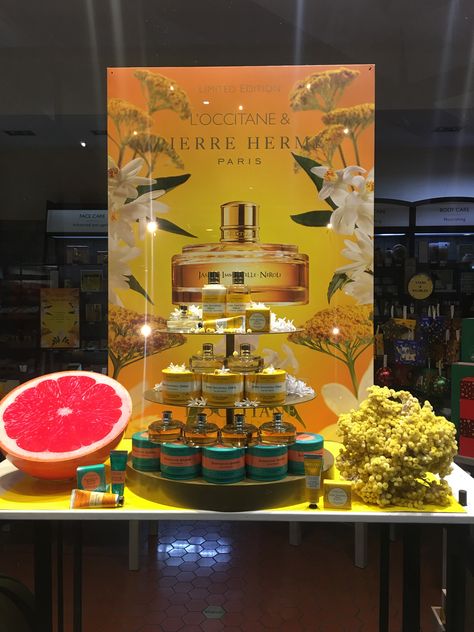 L’OCCITANE EN PROVENCE, Britomart, Auckland CBD, New Zealand, “Limited Edition- Pierre Herme”, photo/uploaded by Ton van der Veer Windows Display, L'occitane En Provence, Garden Privacy, Photo Upload, Product Display, Art Installation, Shop Window, Visual Merchandising, Window Display