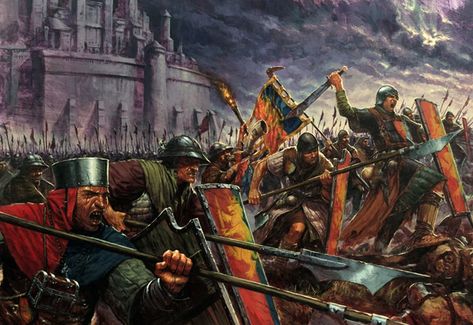 Warhammer Fantasy Roleplay, Historical Warriors, Ancient Warfare, Fantasy Battle, Knight Art, Warhammer Art, Historical Art, High Fantasy, Warhammer Fantasy