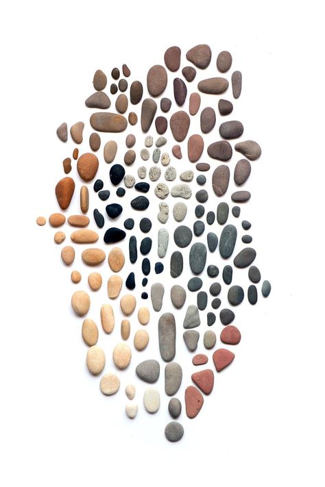 Mary Jo Hoffman, Shell Art, Color Inspo, Land Art, Pics Art, Color Textures, Pebble Art, Stone Art, Artsy Fartsy