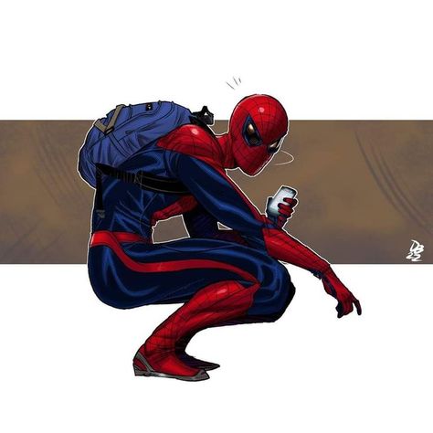 Ultimate Spiderman Fanart, Spiderman Webs, Spider Man Fanart, Spiderman Comic Art, Bionicle Heroes, Spiderman Suits, Spiderman Drawing, Black Spiderman, Spiderman Spider