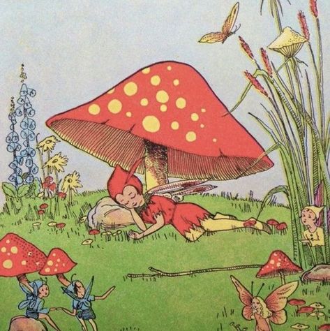 Just another magic Monday 🍄 Treat yourself to some rest and rejuvenation at our sweet boutique from 11-6 today. 🎨: via pinterest Fairies On Mushrooms, Fairy Toadstool Tattoo, Vintage Mushroom Art, Magic Monday, Mushroom Wallpaper, Storybook Art, Vintage Mushroom, Funny Phone Wallpaper, Retail Experience