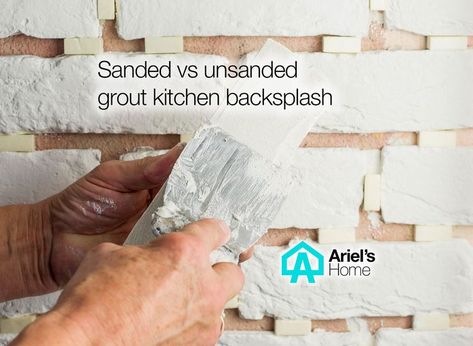 Sanded vs unsanded grout kitchen backsplash: Which would you choose? Check out the pros and cons of both and factors that can help you guide your decision. Kitchen Backsplash 2023, Backsplash 2023, Grout Kitchen Backsplash, Cement Tile Backsplash, Trendy Backsplash, Faux Tin Tiles, Grout Repair, Sealing Grout, Cupboard Paint