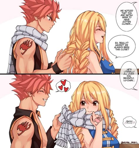 Fairy Tail Couples Comics, Nalu Fanart, Nalu Comics, Fairy Tail Quotes, Fairy Tail Photos, Fairy Tail Funny, Fairy Tail Comics, Fairy Tail Family, Fairy Tail Natsu And Lucy