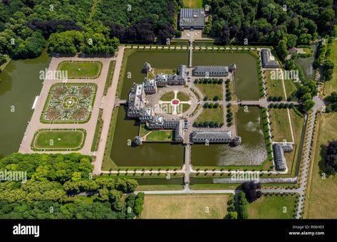 North Rhine Westphalia, Aerial View, Castle, Germany