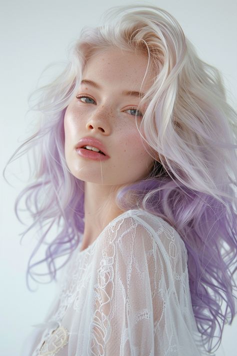 57+ Trending Ombre Hair Color Ideas Lavender Hair Colors, Blonde Roots, Lavender Hair, Ombre Hair Color, Summer Hair Color, Rainbow Hair, Hair Art, Ombre Hair, Purple Hair