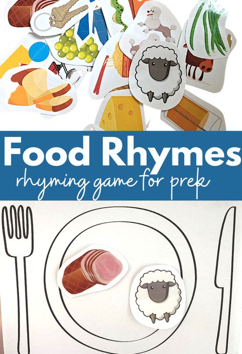 Teaching Food Groups To Preschoolers, Nursery Rhyme Cooking Activities, Food Theme Literacy Activities, 5 Food Groups Preschool Activities, Food Group Preschool Activities, Prek Food Activities, Food Literacy Activities For Preschool, Healthy Choices Preschool Theme, Food Groups Preschool Activities