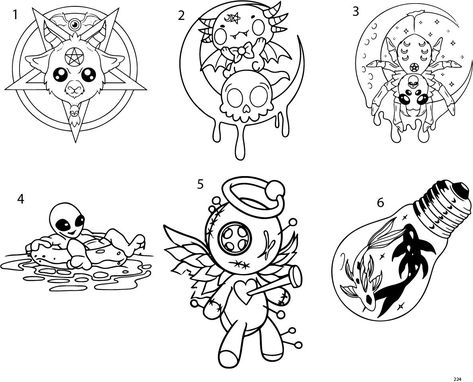 Small Satanic Tattoos, Satanic Drawings, Satanic Tattoos, Sticker Board, Tattoo Lettering Alphabet, Tattoo Techniques, Flash Tattoos, Modern Tattoos, Body Modification