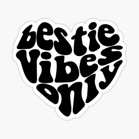 Bestie Vibes, Birthday Card Design, Black Stickers, Bullet Journal Writing, Positive Quotes For Life, Positive Mind, Pretty Wallpapers Backgrounds, New Sticker, Positive Words