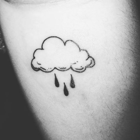 Rain Drops Tattoo, Tiny Cloud Tattoo, Rain Drop Tattoo, Drop Tattoo, Cloud Tattoo, Model Poses Photography, Feminine Tattoos, Poses Photography, My Tattoo