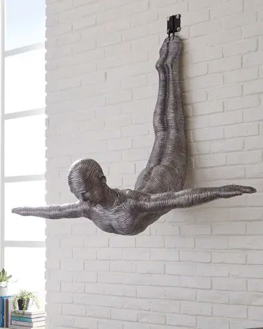 Human Sculpture, Ceramic Workshop, Phillips Collection, Accent Wall Decor, Outdoor Sculpture, Wall Sculpture Art, Wall Sculpture, Art Metal, Wall Décor