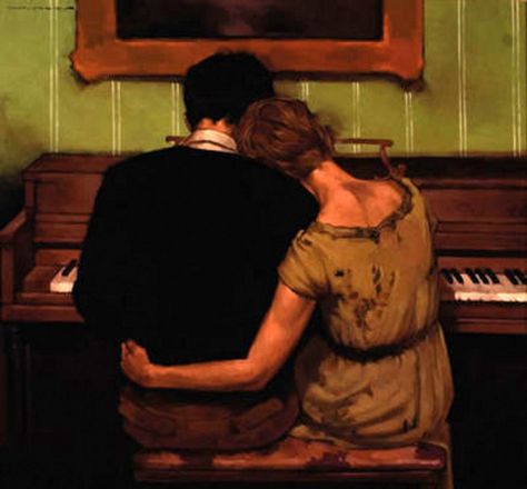 "Playing Their Song"- Joseph Lorusso Joseph Lorusso, Romance Art, Playing Piano, The Embrace, Young At Heart, Romantic Art, Classical Art, Couple Art, Malbec