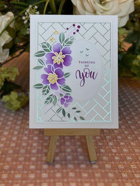 Heartfelt Creations Flowers, Jennifer Mcguire Cards, Sympathy Cards Handmade, Greeting Card Inspiration, Gina K Designs, Jennifer Mcguire, Gina K, Floral Banners, 1st Birthday Cards