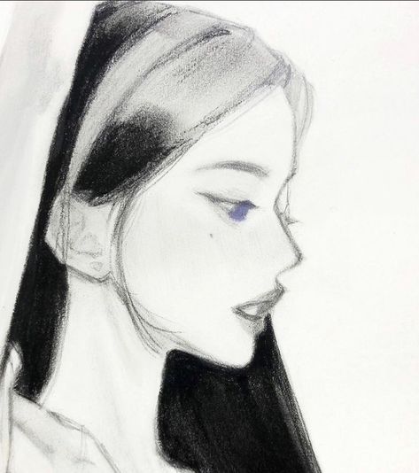 Images Terrifiantes, 심플한 그림, Seni Dan Kraf, Animation Art Sketches, Kpop Drawings, Pretty Drawings, Arte Sketchbook, Book Art Drawings, Art Tutorials Drawing