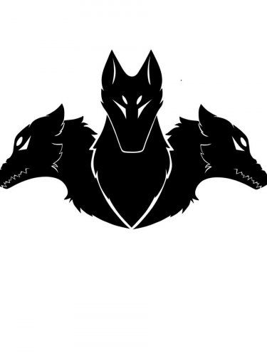 Free printable Cerberus stencils and templates Felix Volturi, Blood Red Moon, Carlisle Cullen, Stencils For Kids, Cool Symbols, Wolf Artwork, Werewolf Art, Legends And Myths, Tatuaje A Color