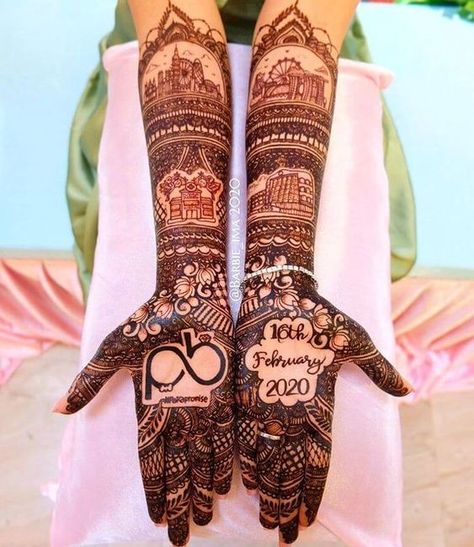 Marriage Henna, Artist Barbie, Bride Mehandi, Mehendi Photography, Rajasthani Mehndi Designs, Full Mehndi, Couples Tattoo, Mahendi Designs, Haldi Dress