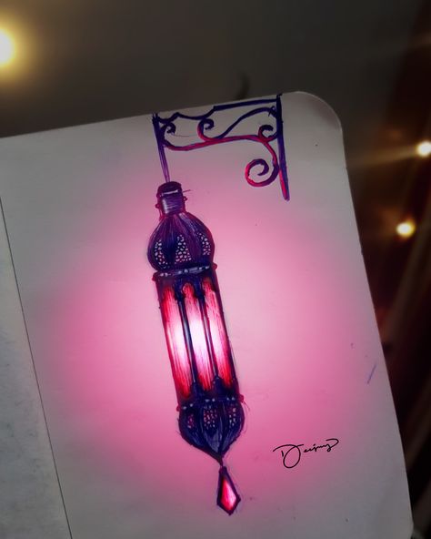 Neon Light Drawing, Glowing Sketches, Lantern Sketch, Glow Drawing, Glowing Lantern, Lantern Drawing, Light Drawing, Ball Drawing, Dream Painting