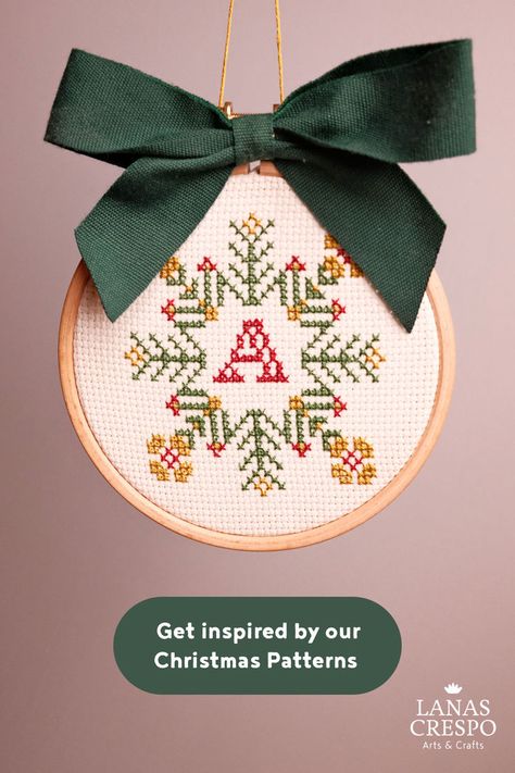 Elevate your holiday decor with our Cross Stitch Ornament pattern! Cute, fun and easy designs to embroider in a warm evening. All this design are beginners friendly!✨ Cross Stitch Christmas Gifts, Ornament Cross Stitch, Monogram Cross Stitch, Christmas Gift For Family, Cross Stitch Collection, Cross Stitch Christmas Ornaments, Christmas Patterns, Simple Cross Stitch, Cross Stitch Patterns Christmas