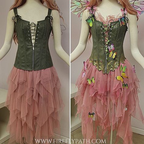 9,623 Likes, 45 Comments - FIREFLY PATH Couture Designer (@fireflypath) on Instagram: “Firefly Path Supporters! I've created a new tutorial on how to create this Butterfly Pixie Costume…” Amazon Costume, Karneval Diy, Fairy Costume Women, Pixie Costume, Faerie Costume, Firefly Path, Fairy Costume Diy, Ren Faire Costume, Deer Girl