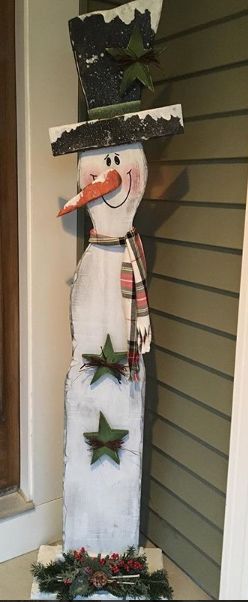 Porch Snowman, Front Porch Snowman, Outdoor Snowman Decorations, Wooden Snowmen Diy, Wooden Snowman Diy Front Porches, Wood Snowman Diy Front Porches, Snowman Porch Sign, Snowman Porch Leaner, Diy Wood Snowman