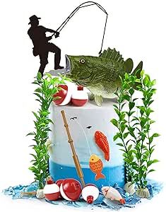 Gone Fishing Cake Decoration Fisherman Cake Decoration Gone Fishing Cake Topper Fisherman Themed Decoration for Gone Fishing Themed Party Supplies Decoration Fishing Themed Party, Gone Fishing Cake, Fisherman Cake, Fishing Cake Topper, Fishing Theme Party, Fishing Themed Birthday Party, Fishing Cake, Fest Temaer, Fishing Party