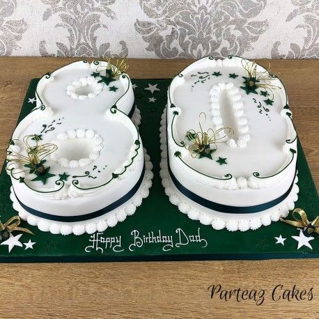 80 Th Birthday Cake, 80th Birthday Cakes, 80 Th Birthday, Bday Flowers, 65th Wedding Anniversary, Number Birthday Cakes, 88th Birthday, 80 Birthday Cake, Dad Birthday Cakes