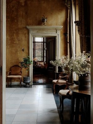 Castle of Axel Vervoordt, 's-Gravenwezel, vic. Antwerp Dark Atmosphere, Axel Vervoordt, Belgian Style, French Interior, Beautiful Space, Beautiful Interiors, Interior Spaces, Interior Designer, Interior Inspiration