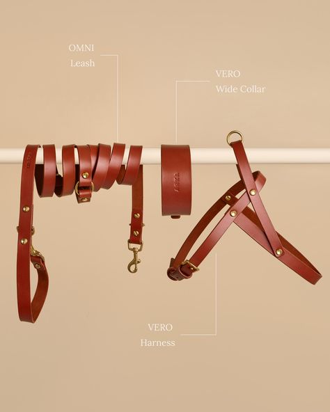 The perfect accessories for your dog—personalized, versatile, and built to last. Vero Wide Collar – Personalize it with your dog’s name. Omni Leash – Use it three ways: classic, around the waist, or crossbody for hands-free convenience. Vero Harness – Designed for a secure and comfortable fit. [Save 15% on your order and receive a free personalized nametag!] — at The Lille Björn #DogAccessories #PersonalizedDogCollar #HandmadeDogCollar #DogLeash #DogHarness #LuxuryDogProducts #StylishPets ... Aesthetic Dog Harness, Leather Dog Harness, Active Dogs, Hands Free Leash, Luxury Dog Collars, Pet Gear, Handmade Dog Collars, Personalized Dog Collars, Collar Leash