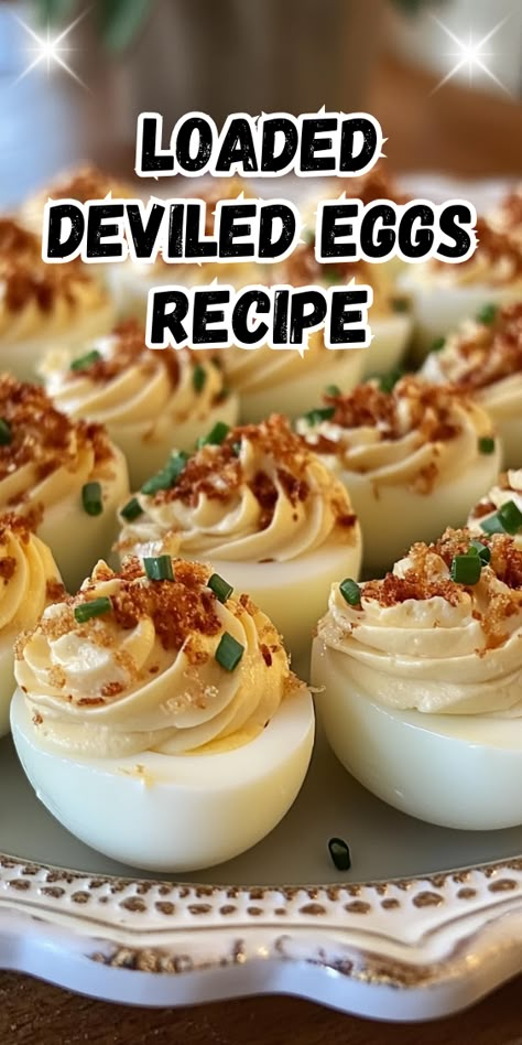 Perfect Deviled Eggs Recipes, Deviled Egg Bar, Best Super Bowl Appetizer, Loaded Deviled Eggs Recipe Best, Thanksgiving Deviled Eggs Ideas, Unique Deviled Eggs, Best Deviled Egg Recipe Ever, Loaded Deviled Eggs, Deviled Eggs Recipe Best