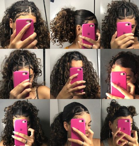 - Check more at https://howcandothis.com/womenstyle/97823/ Hairstyles With Curled Hair, Curly Hair Hairstyle, Quick Curly Hairstyles, Style Curly Hair, Curly Hair Styling, Hair Styles Curly Hair, Styles Curly Hair, Hair Curly Hairstyles, Hair Styles Curly