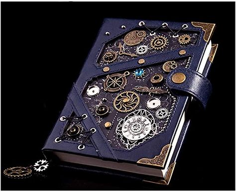 Handmade Diary, Notebook Hardcover, Character Vibes, Steampunk Leather, Notebook Gift, Creative Writing Prompts, Book Arts, Journaling Scrapbooking, Event Organiser