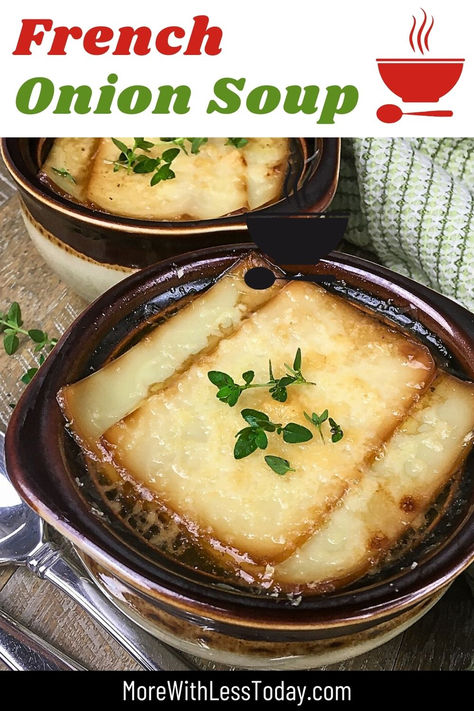 French Onion Soup Recipe Onion Soup Recipe, French Onion Soup Recipe, Onion Soup Recipes, Instant Pot Soup, Gluten Free Recipes Easy, Slow Cooker Soup, French Onion Soup, Easy Soups, Easy Soup Recipes