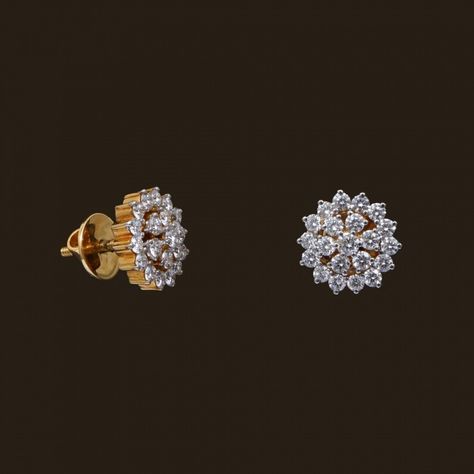 Nosepin Studs, Vummidi Bangaru Jewellers, Diamond Jewellery Set, Side Earrings, Diamond Earrings Indian, Diamond Earrings Online, Diamond Earrings Design, Wedding Jewellery Collection, Antique Gold Jewelry