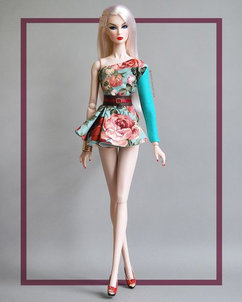 Sneak Peek | Eden Dress Barbie Doll, Barbie Top, Barbie Doll Clothing Patterns, Barbie Fashionista Dolls, Glam Doll, Doll Barbie, Barbie Clothes Patterns, Doll Clothes Barbie, Barbie Fashionista