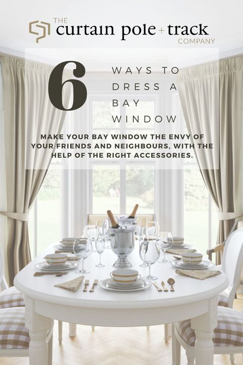 Dressing Bay Windows, Victorian Snug, Bay Window Dressing, Box Bay Window, Kitchen Bay Window, Victorian Windows, Bay Window Curtains, Ceiling Curtains, Desk Area