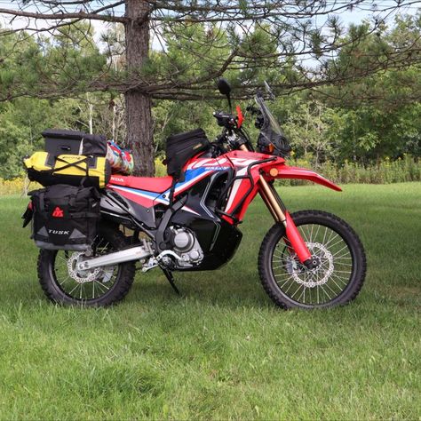 CRF300 Rally Adventure Build on Dual Sport Garage Dual Sport Motorcycle Adventure, Crf250l Custom, Adv Motorcycle, Honda Crf250l, Honda Crf300 Rally, Moto Honda, Honda Crf, Honda Crosstour, Off Roaders