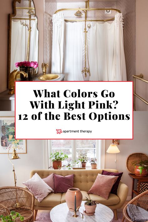 Looking to find what colors go best with light pink? We've got you covered with these stunning pairs. Pink Ceiling Living Room, Light Pink Walls, Pink Ceiling, Pink Color Schemes, Pink Carpet, Beautiful Spaces, Light Pink Color, Pink Design, Pink Walls