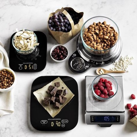 How (and Why) to Use a Kitchen Scale Healthy Food Protein, Bakery Studio, New Home Organization, Baking Tricks, Williams Sonoma Kitchen, 2023 Lifestyle, Cooking Ware, Weight Conversion, Ranch Packet