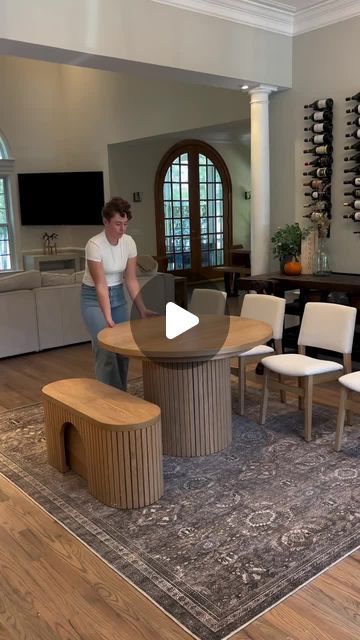 Jessica Faulkenberry | Furniture Flips & DIY on Instagram: "✨ TRANSFORM YOUR SPACE with Transformer Table! ✨  From family dinners to parties, this table does it all! 🙌 Whether you're hosting a party or need a sleek setup for your home office, Transformer Table’s innovative design adjusts to your needs. Say goodbye to clutter and hello to functional style. 😍 Use my code: JESSICA100  for $100 off!  🛋️ Style 🏡 Functionality 💡 Endless Possibilities  Limited time offer! Don’t miss out on upgrading your home with the table that adapts to you! Get yours now and unlock the ultimate in versatile furniture! 👇" Tiny Home Table Ideas, Transformer Table Decor, Diy Transformer Table, Transformer Table, Rta Cabinets, Furniture Flips, Rental Apartment, Functional Style, Versatile Furniture